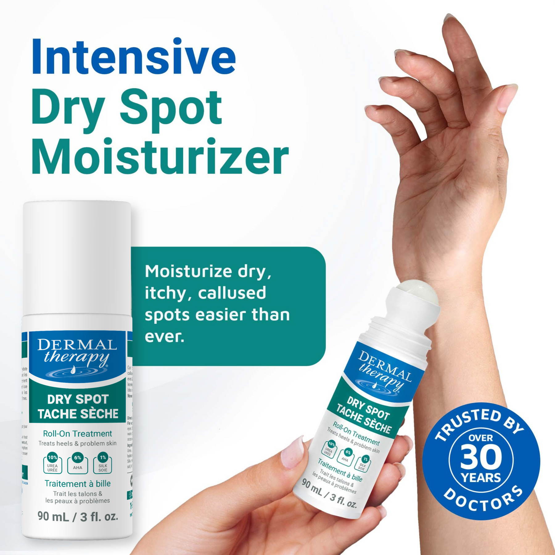 Dry Spot Roll On Treatment - 10% Urea