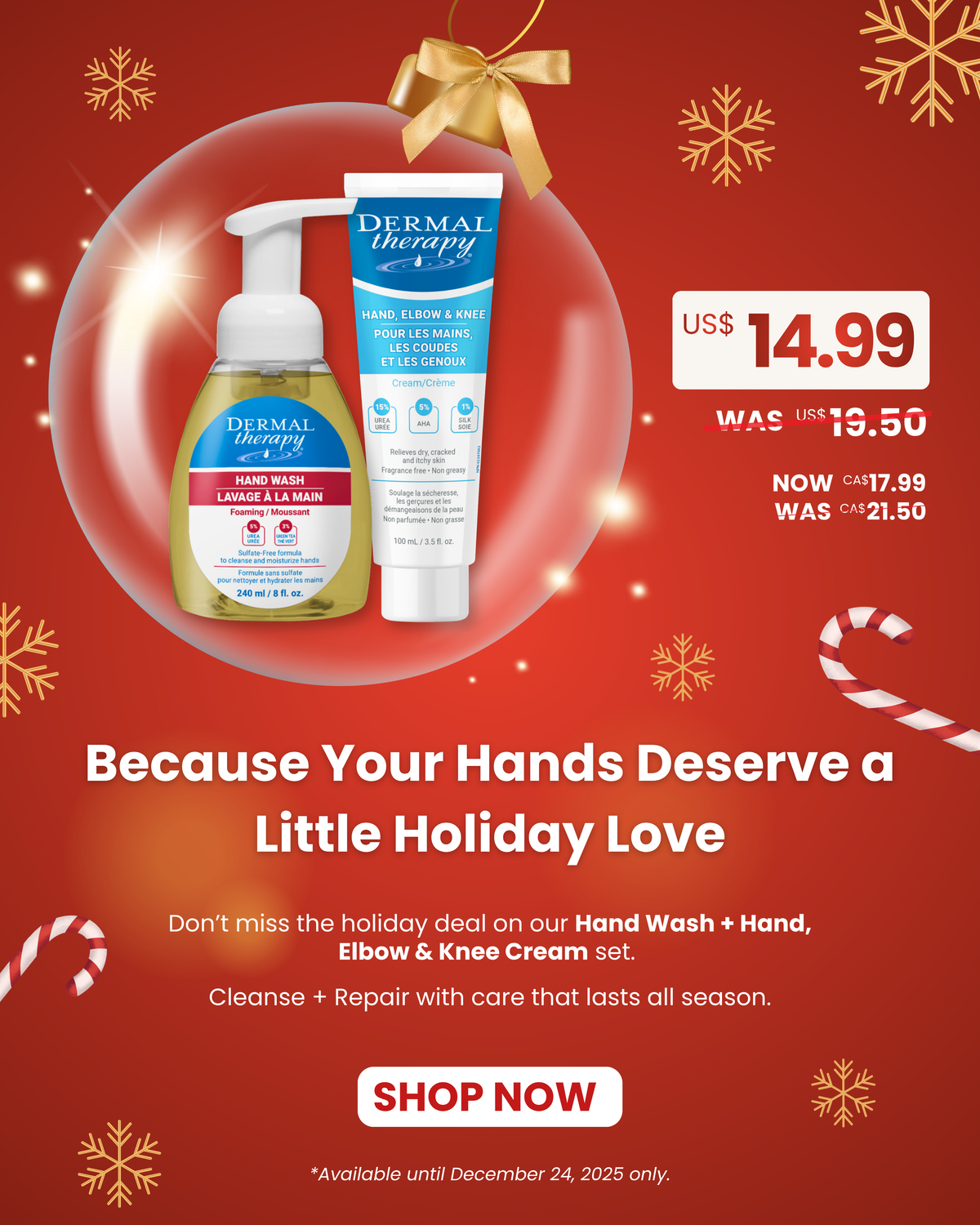 Hand Care Set (Hand Elbow Knee + Hand Wash)