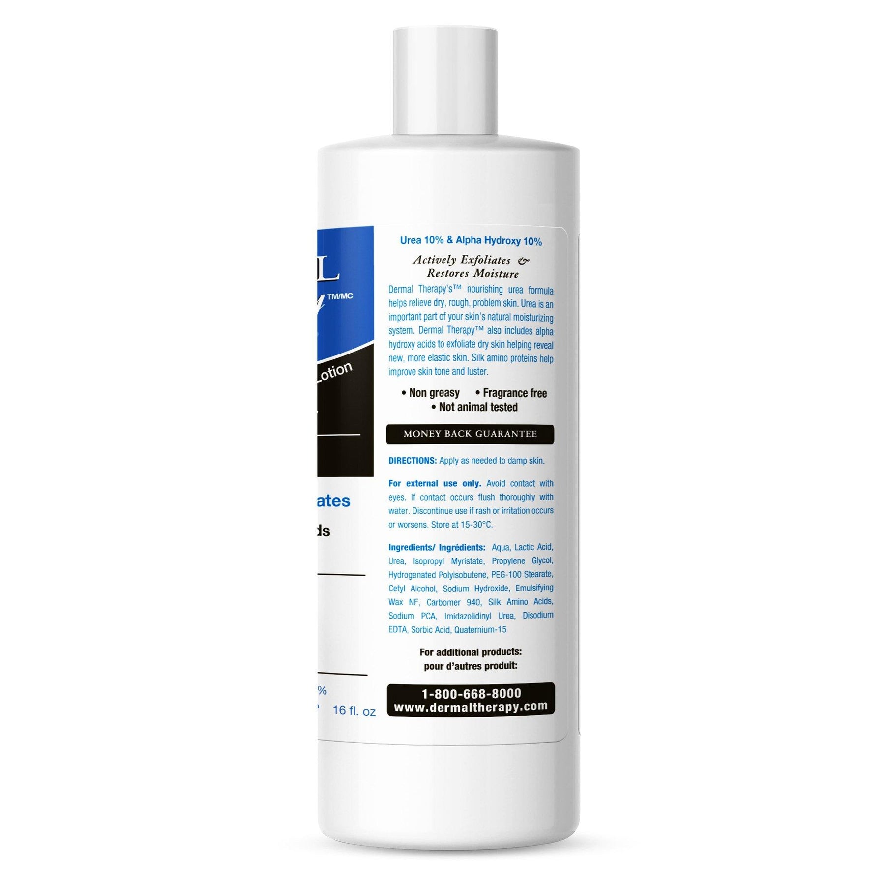 Dermal Therapy Alpha Hydroxy Lotion- 10% Urea 10% Lactic Acid (Alpha Hydroxy Acid)