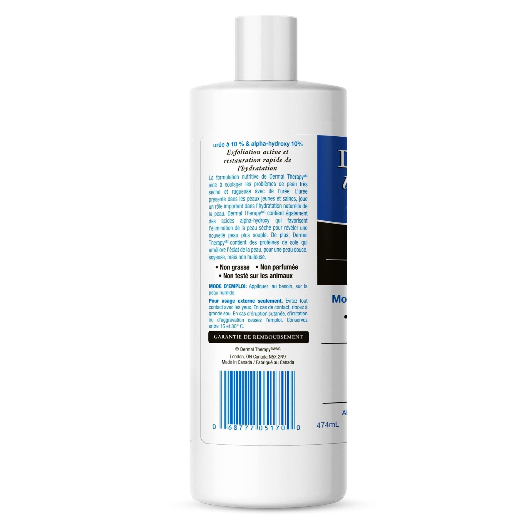 Dermal Therapy Alpha Hydroxy Lotion- 10% Urea 10% Lactic Acid (Alpha Hydroxy Acid)