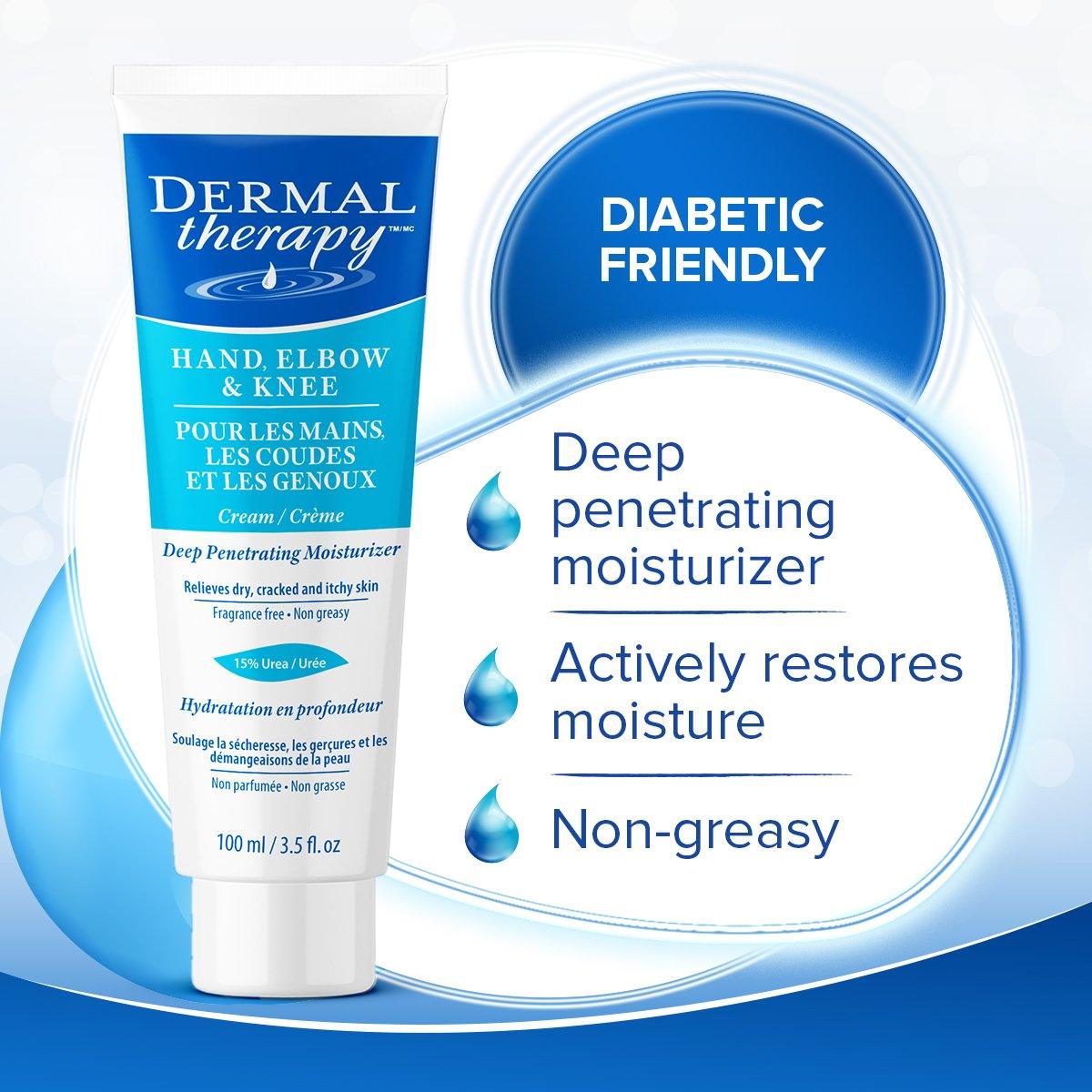 Hand, Elbow & Knee Cream - Dermal Therapy™ 15% Urea, 6% Alpha Hydroxy Acids, AHA, dermaltherapy, elbow cream, fragrance-free, Hand cream, Hand Elbow and Knee Cream, knee cream, Moisturizer, non-greasy, Silk amino acids, urea, very dry skin Cream 15% Urea, 6% Alpha Hydroxy Acids, AHA, dermaltherapy, elbow cream, fragrance-free, Hand cream, Hand Elbow and Knee Cream, knee cream, Moisturizer, non-greasy, Silk amino acids, urea, very dry skin