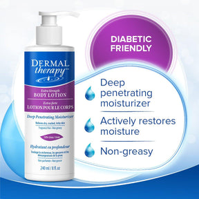 Extra Strength Body Lotion - Dermal Therapy™ 10% Urea, 5% Alpha Hydroxy Acids, AHA, body, Body Lotion, dermaltherapy, Dry skin, eczema, eczema cream, fragrance-free, Lotions, Moisturizer, non-greasy, Silk amino acids, Urea, very dry skin Lotion 10% Urea, 5% Alpha Hydroxy Acids, AHA, body, Body Lotion, dermaltherapy, Dry skin, eczema, eczema cream, fragrance-free, Lotions, Moisturizer, non-greasy, Silk amino acids, Urea, very dry skin