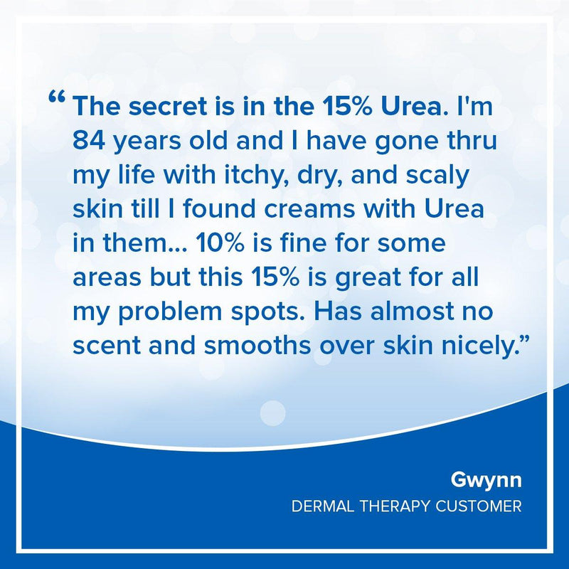 Hand, Elbow & Knee Cream - Dermal Therapy™ 15% Urea, 6% Alpha Hydroxy Acids, AHA, dermaltherapy, elbow cream, fragrance-free, Hand cream, Hand Elbow and Knee Cream, knee cream, Moisturizer, non-greasy, Silk amino acids, urea, very dry skin Cream 15% Urea, 6% Alpha Hydroxy Acids, AHA, dermaltherapy, elbow cream, fragrance-free, Hand cream, Hand Elbow and Knee Cream, knee cream, Moisturizer, non-greasy, Silk amino acids, urea, very dry skin